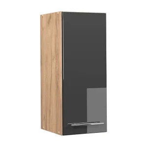 Hangkast antraciet hoogglans 30×34.1×72 fame-line Hangkast antraciet hoogglans 30×34.1×72 fame-line