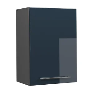 Hangkast donkerblauw hoogglans 50×34.1×72 fame-line Hangkast donkerblauw hoogglans 50×34.1×72 fame-line
