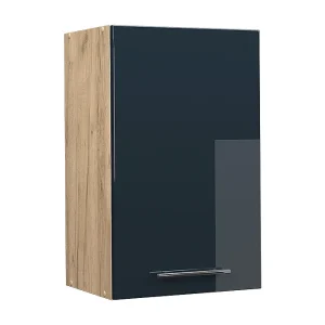 Hangkast donkerblauw hoogglans 45×34.1×72 fame-line