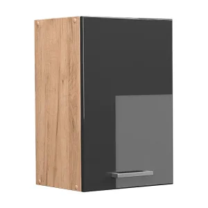 Hangkast antraciet hoogglans 40x31x60 r-line Hangkast antraciet hoogglans 40x31x60 r-line