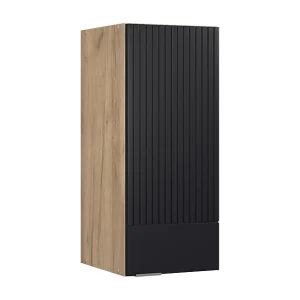 Hangkast zwart gestreept 30×34.1×72 fame-line Hangkast zwart gestreept 30×34.1×72 fame-line