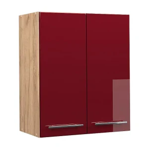 Hangkast bordeauxrode hoogglans 60×34.1×72 fame-line
