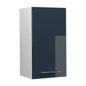 Hangkast donkerblauw hoogglans 40×34.1×72 fame-line