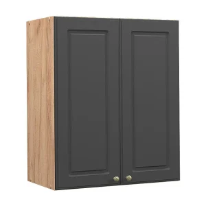 Hangkast antraciet-goud 60×34.1×72 fame-line