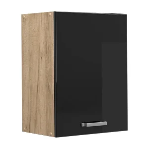 Hangkast zwart hoogglans 45x31x60 r-line