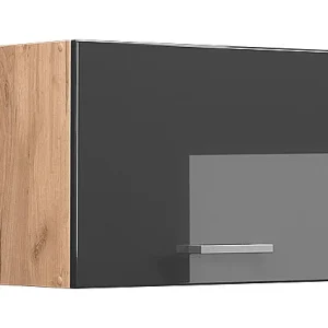 Hangkast antraciet hoogglans 60x31x40 r-line Hangkast antraciet hoogglans 60x31x40 r-line