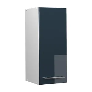 Hangkast donkerblauw hoogglans 30×34.1×72 fame-line