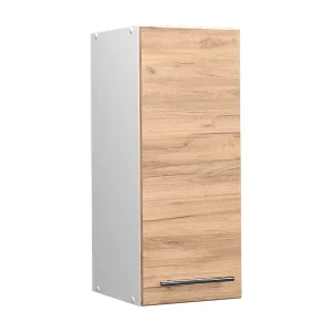 Hangkast krachtige eik goud 30×34.1×72 fame-line