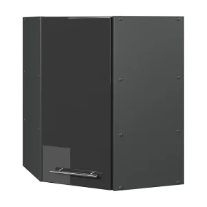 Hoek hangkast antraciet hoogglans 57×34.1×72 fame-line Hoek hangkast antraciet hoogglans 57×34.1×72 fame-line