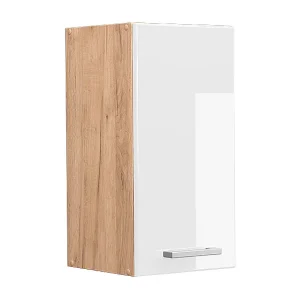 Hangkast wit hoogglans 30x31x60 r-line Hangkast wit hoogglans 30x31x60 r-line