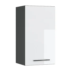 Hangkast wit hoogglans 40×34.1×72 fame-line