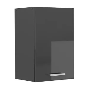 Hangkast antraciet hoogglans 40x31x60 r-line Hangkast antraciet hoogglans 40x31x60 r-line