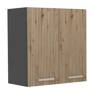 Hangkast artisanaal eiken 60x31x60 r-line Hangkast artisanaal eiken 60x31x60 r-line