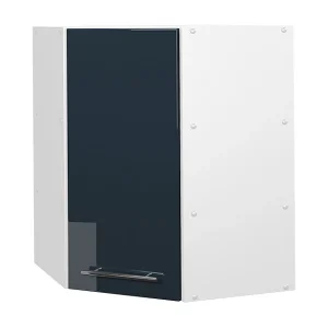 Hoek hangkast donkerblauw hoogglans 57×34.1×72 fame-line Hoek hangkast donkerblauw hoogglans 57×34.1×72 fame-line