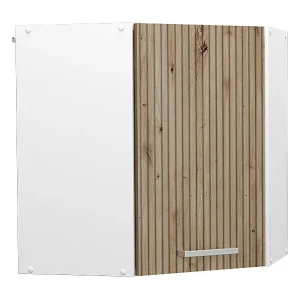 Hoek hangkast artisanaal eiken 57×34.1×60 r-line Hoek hangkast artisanaal eiken 57×34.1×60 r-line