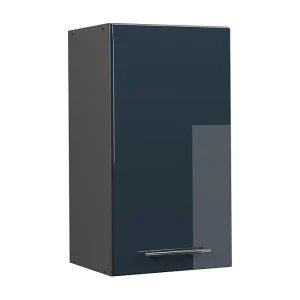Hangkast donkerblauw hoogglans 40×34.1×72 fame-line
