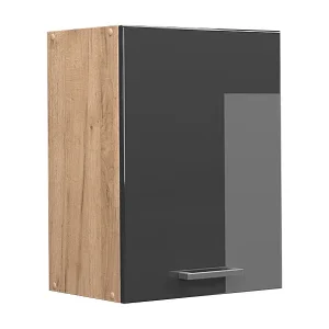 Hangkast antraciet hoogglans 45x31x60 r-line Hangkast antraciet hoogglans 45x31x60 r-line