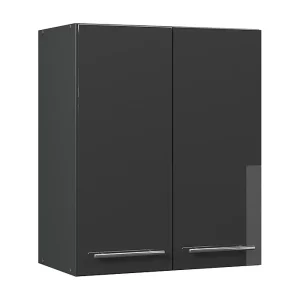 Hangkast antraciet hoogglans 60×34.1×72 fame-line