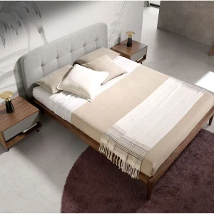 Grijs gestoffeerd bed 7177 ANGEL CERDA
