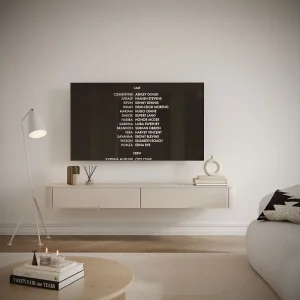 Hangend TV-meubel – kasjmiergrijs – 175 cm – LUVIO SLIM Hangend TV-meubel – kasjmiergrijs – 175 cm – LUVIO SLIM