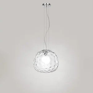 Hanglamp van gepolijst chroom en helder glas 1xE27 60W – Modern en elegant design voor stijlvolle interieurs – Perenz Hanglamp van gepolijst chroom en helder glas 1xE27 60W – Modern en elegant design voor stijlvolle interieurs – Perenz