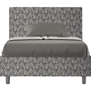 Gestoffeerd Bed 120×200 zonder lattenbodem stof Era 9 blauw Adele Gestoffeerd Bed 120×200 zonder lattenbodem stof Era 9 blauw Adele