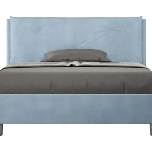 Gestoffeerd Bed 140×200 zonder lattenbodem microvezel lichtblauw Appia Large Gestoffeerd Bed 140×200 zonder lattenbodem microvezel lichtblauw Appia Large