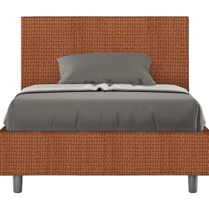 Gestoffeerd Bed 120×190 zonder lattenbodem stof Labirinto 4 oranje Adele Gestoffeerd Bed 120×190 zonder lattenbodem stof Labirinto 4 oranje Adele