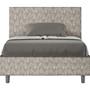 Gestoffeerd Bed 120×190 met lattenbodem stof Era 2 grijs Adele Gestoffeerd Bed 120×190 met lattenbodem stof Era 2 grijs Adele