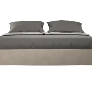 Gestoffeerd Bed 160×190 met lattenbodem microvezel zand Azelia Gestoffeerd Bed 160×190 met lattenbodem microvezel zand Azelia