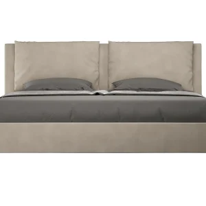 Gestoffeerd Bed 200×210 zonder lattenbodem microvezel zand Antea
