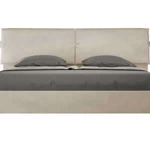 Gestoffeerd Bed 200×210 zonder lattenbodem microvezel zand Mados