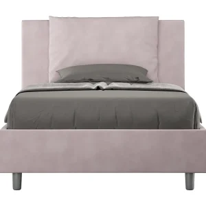 Gestoffeerd Bed 120×200 met opbergruimte microvezel lila Antea Gestoffeerd Bed 120×200 met opbergruimte microvezel lila Antea
