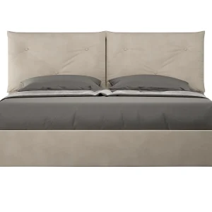 Gestoffeerd Bed 160×190 met opbergruimte microvezel zand Appia Gestoffeerd Bed 160×190 met opbergruimte microvezel zand Appia