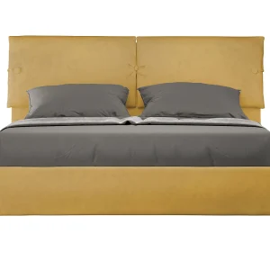 Gestoffeerd Bed 160×190 met opbergruimte microvezel oker Sleeper Gestoffeerd Bed 160×190 met opbergruimte microvezel oker Sleeper