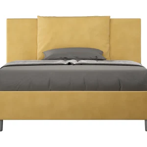 Gestoffeerd Bed 140×200 met opbergruimte microvezel oker Antea Gestoffeerd Bed 140×200 met opbergruimte microvezel oker Antea