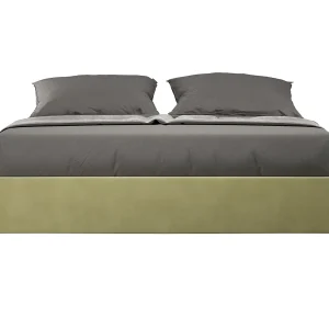 Gestoffeerd Bed 160×190 zonder lattenbodem microvezel groen Azelia Gestoffeerd Bed 160×190 zonder lattenbodem microvezel groen Azelia