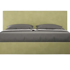 Gestoffeerd Bed 160×190 met opbergruimte microvezel groen Adele Gestoffeerd Bed 160×190 met opbergruimte microvezel groen Adele