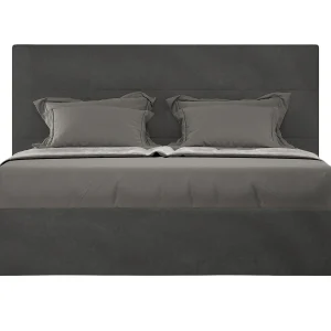 Gestoffeerd Bed 160×190 met lattenbodem microvezel grijs Mika Gestoffeerd Bed 160×190 met lattenbodem microvezel grijs Mika
