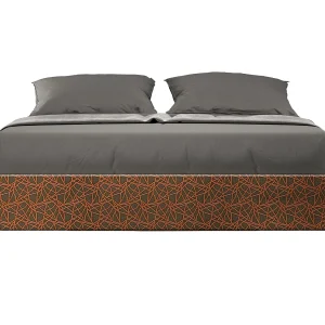 Gestoffeerd Bed 160×190 met opbergruimte stof Era 04 oranje Azelia Gestoffeerd Bed 160×190 met opbergruimte stof Era 04 oranje Azelia