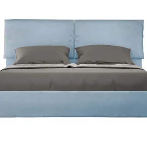 Gestoffeerd Bed 160×190 met opbergruimte microvezel lichtblauw Mados Gestoffeerd Bed 160×190 met opbergruimte microvezel lichtblauw Mados