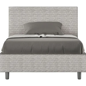 Gestoffeerd Bed 120×210 met opbergruimte stof Aragona 1 wit Adele Gestoffeerd Bed 120×210 met opbergruimte stof Aragona 1 wit Adele