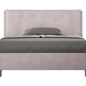 Gestoffeerd bed 140×190 met opbergruimte microvezel lila Appia Large Gestoffeerd bed 140×190 met opbergruimte microvezel lila Appia Large