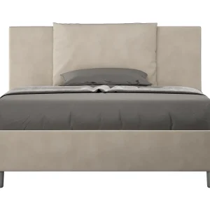 Gestoffeerd Bed 140×190 met opbergruimte microvezel zand Antea Gestoffeerd Bed 140×190 met opbergruimte microvezel zand Antea