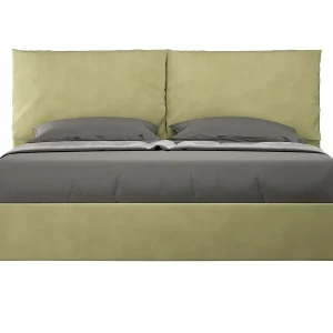 Gestoffeerd Bed 160×190 met opbergruimte microvezel groen Antea Gestoffeerd Bed 160×190 met opbergruimte microvezel groen Antea