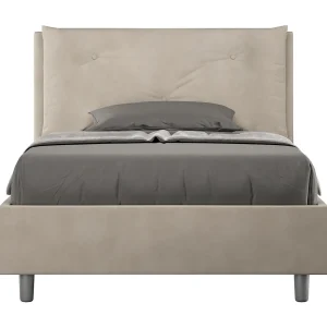 Gestoffeerd bed 120×200 met opbergruimte microvezel zand Appia Large Gestoffeerd bed 120×200 met opbergruimte microvezel zand Appia Large