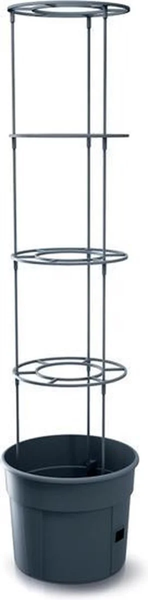 Intratuin groeitoren tomaten antraciet 39 x 31,5 x 153 cm