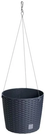 Intratuin hangpot Rato antraciet D 25,6 H 21,9 cm