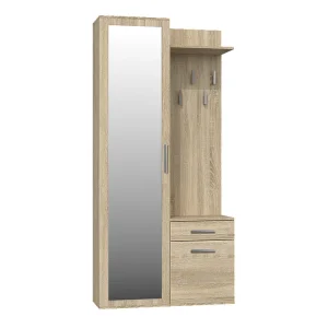Halkast Met Kapstok sonoma – 100x35x180cm Halkast Met Kapstok sonoma – 100x35x180cm
