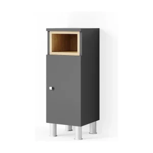 Halfhoge kast antraciet 30x30x81.8 aquis Halfhoge kast antraciet 30x30x81.8 aquis